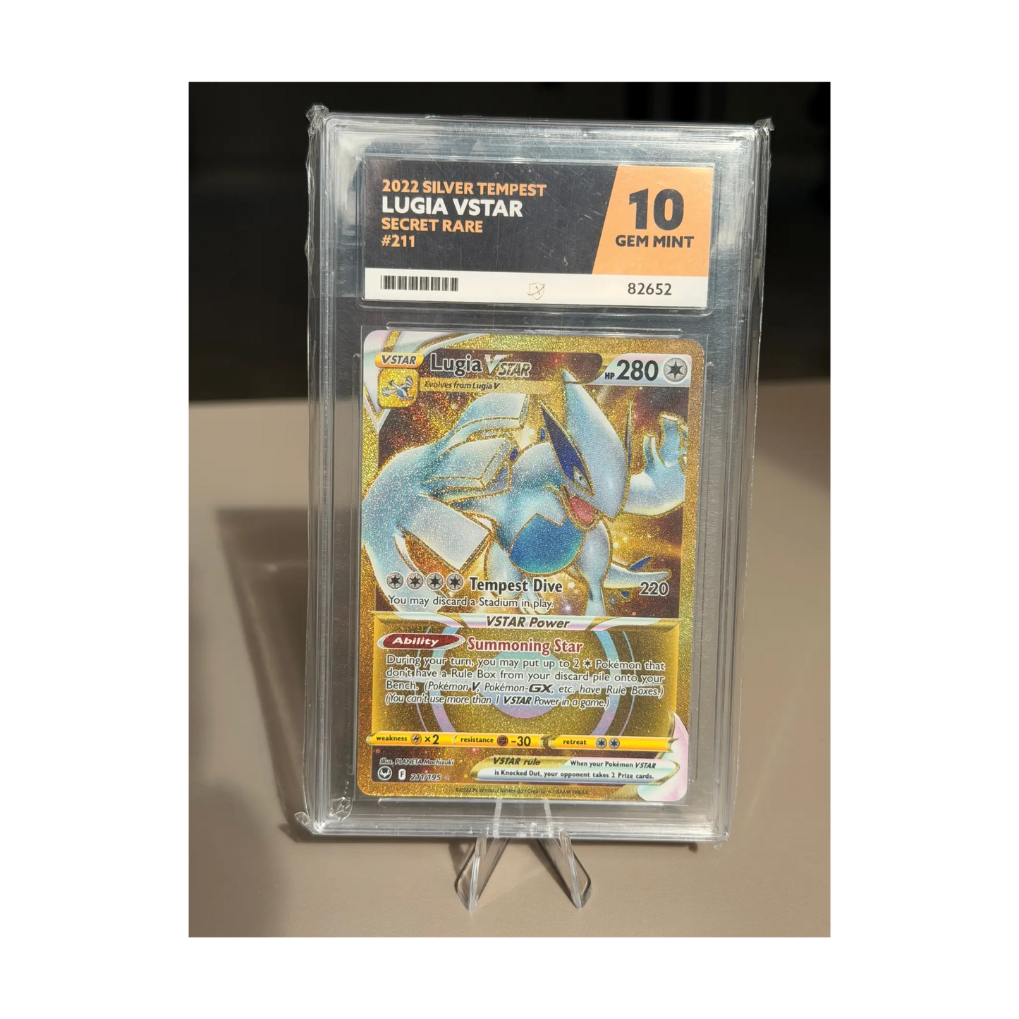 Lugia VSTAR #211 – ACE 10 (Gem Mint)