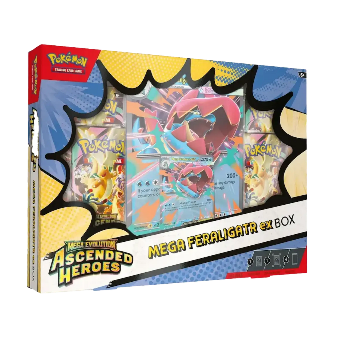 Pokémon Mega Evolution Ascended Heroes Mega Feraligatr ex Box
