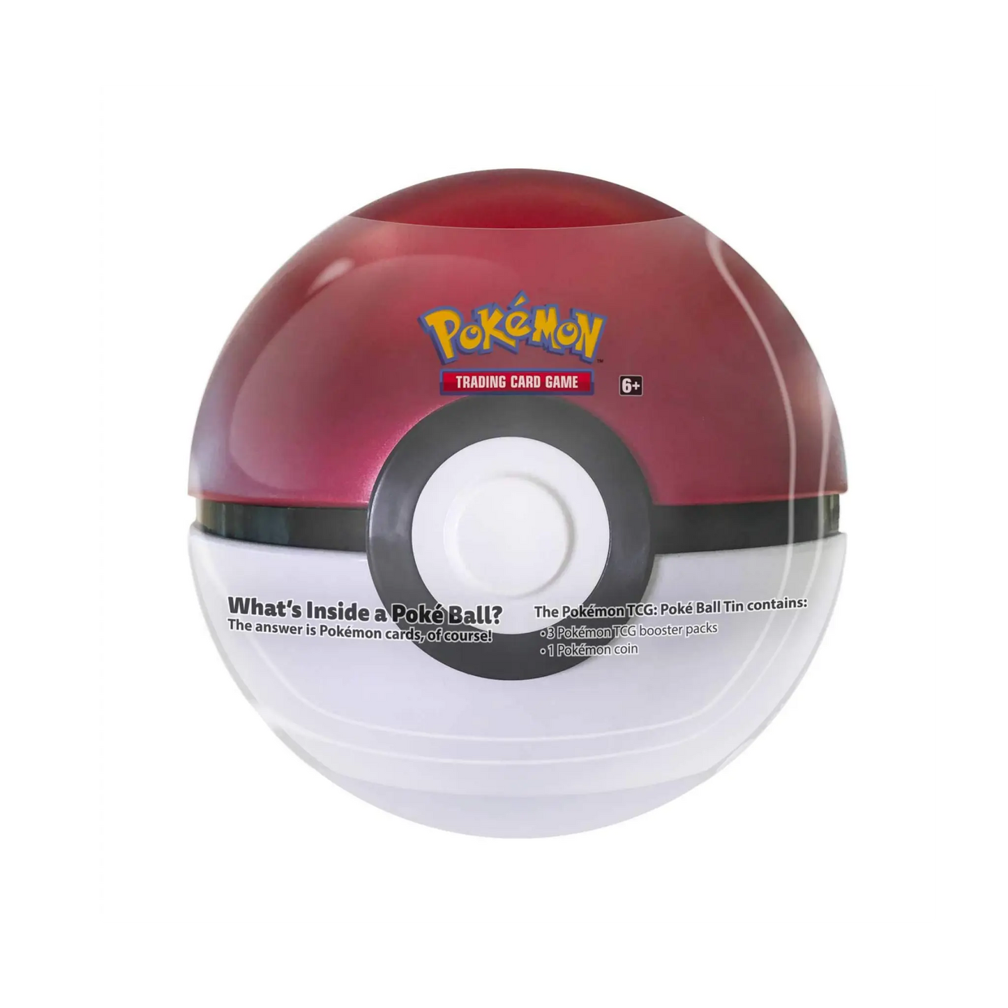Pokémon TCG Poké Ball Tin - 3 Booster Packs + Stickers (Styles May Vary)