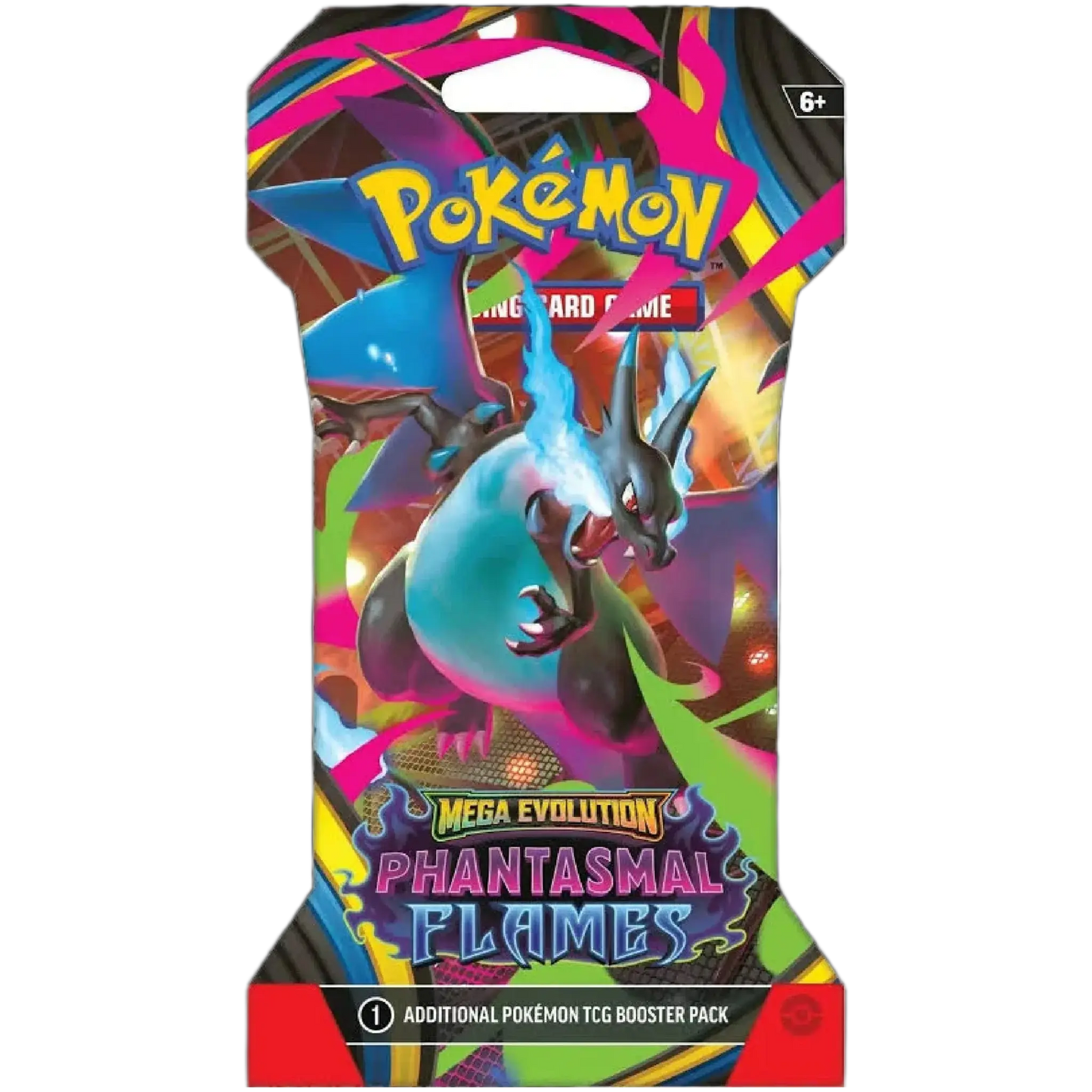Pokemon TCG - Mega Evolutions - Phantasmal Flames - Sleeved Booster Pack