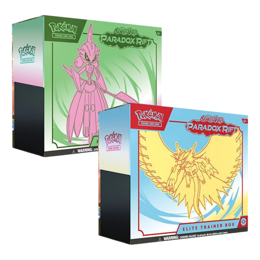 Pokémon TCG Paradox Rift ETB Bundle – 1 Roaring Moon + 1 Iron Valiant
