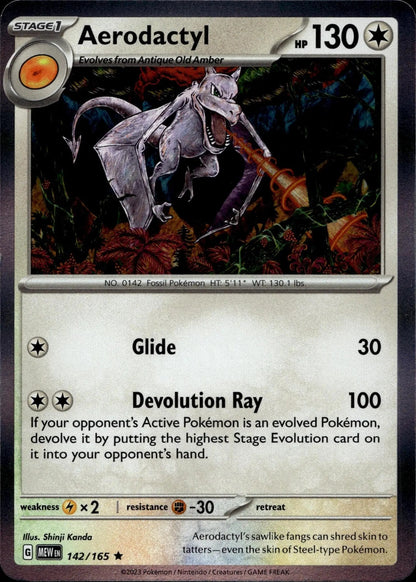 SV: Scarlet & Violet 151 #142/165 Aerodactyl