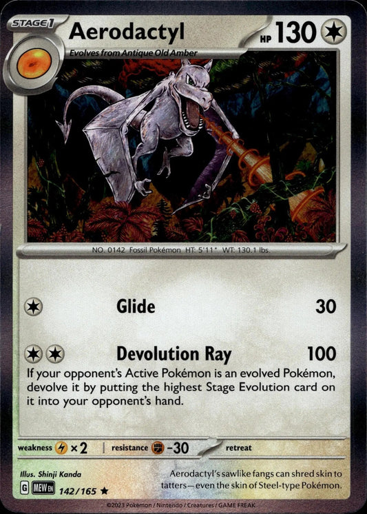 SV: Scarlet & Violet 151 #142/165 Aerodactyl