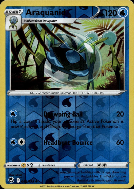 SWSH12: Silver Tempest #048/195 Araquanid