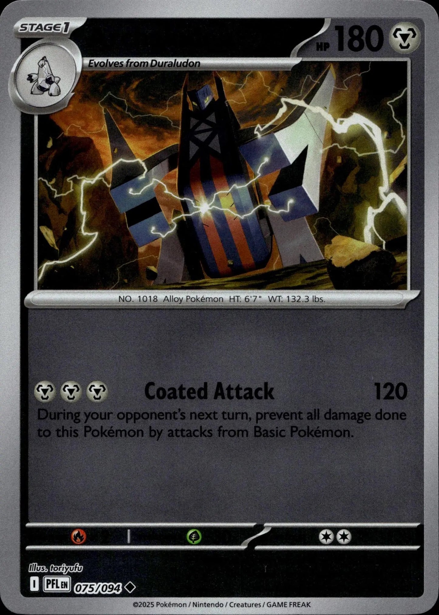 ME02: Phantasmal Flames #075/094 Archaludon