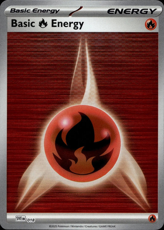 SVE: Scarlet & Violet Energies #018 Basic Fire Energy