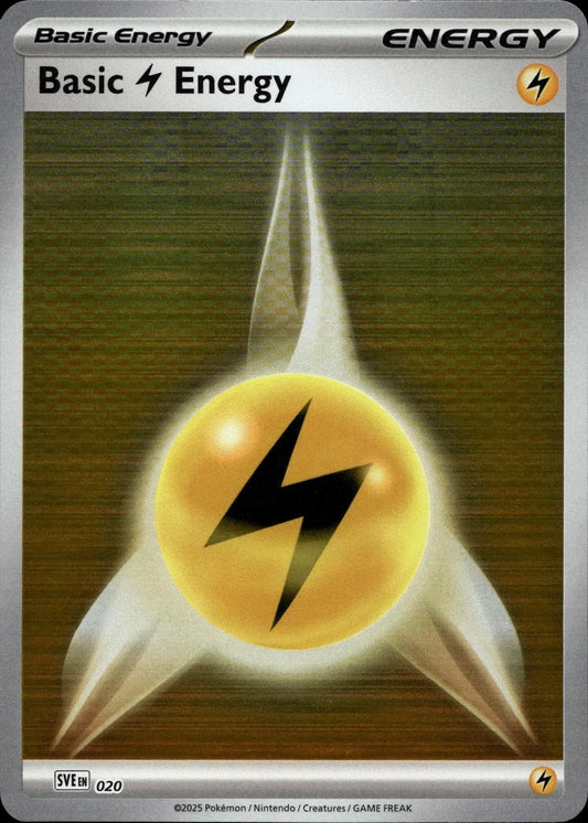SVE: Scarlet & Violet Energies #020 Basic Lightning Energy