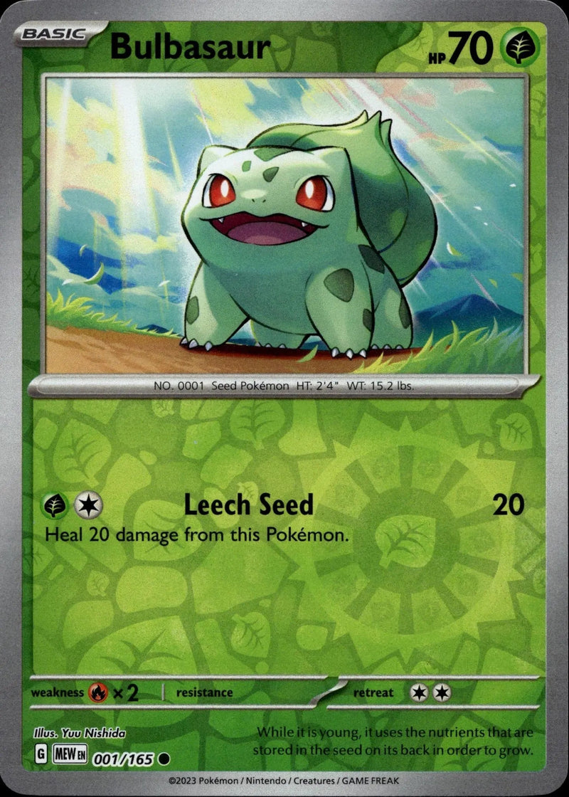 #001/165 Bulbasaur