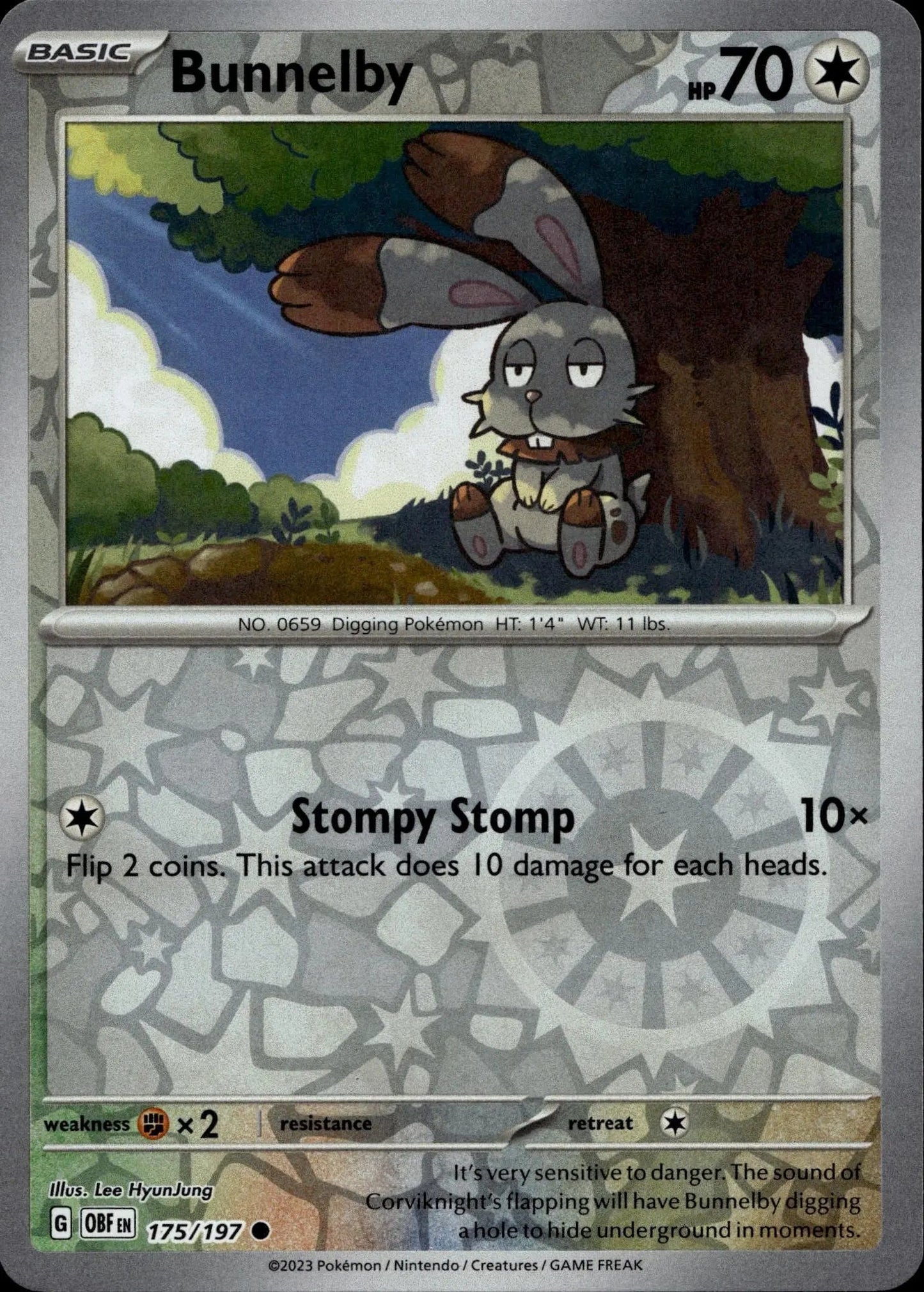 SV03: Obsidian Flames #175/197 Bunnelby
