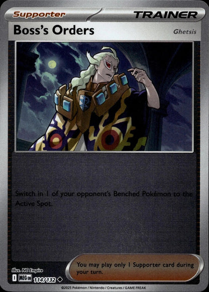 ME01: Mega Evolution #114/132 Boss's Orders [Ghetsis]