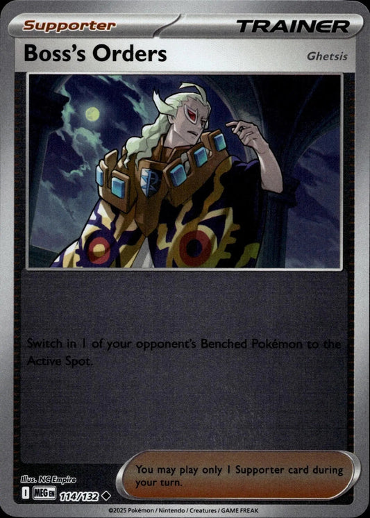 ME01: Mega Evolution #114/132 Boss's Orders [Ghetsis]