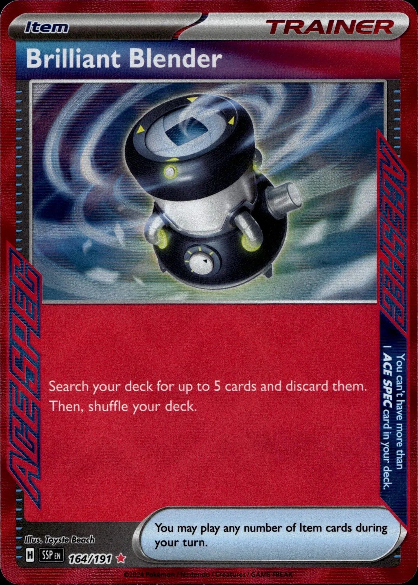 Prize Pack Series Cards #164/191 Brilliant Blender