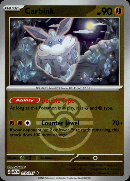ME: Ascended Heroes #117/217 Carbink