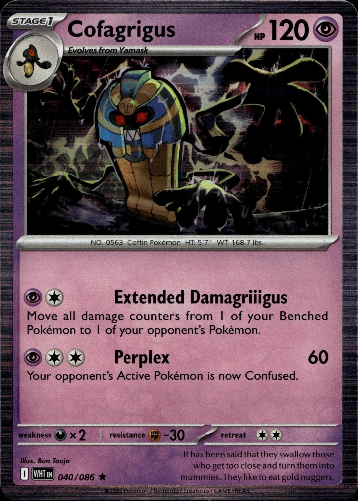 SV: White Flare #040/086 Cofagrigus