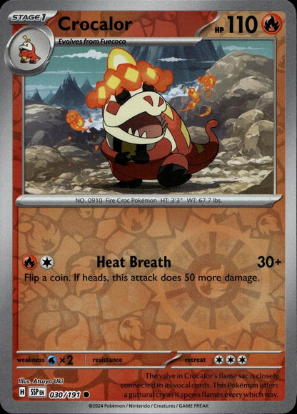 SV08: Surging Sparks #030/191 Crocalor