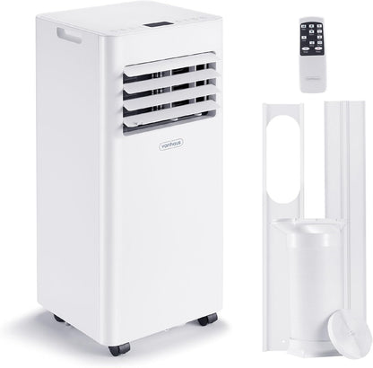 12000 BTU Portable Air Conditioner with WiFi, Cooling, Dehumidifier, Fan, Sleep Mode & Remote Control