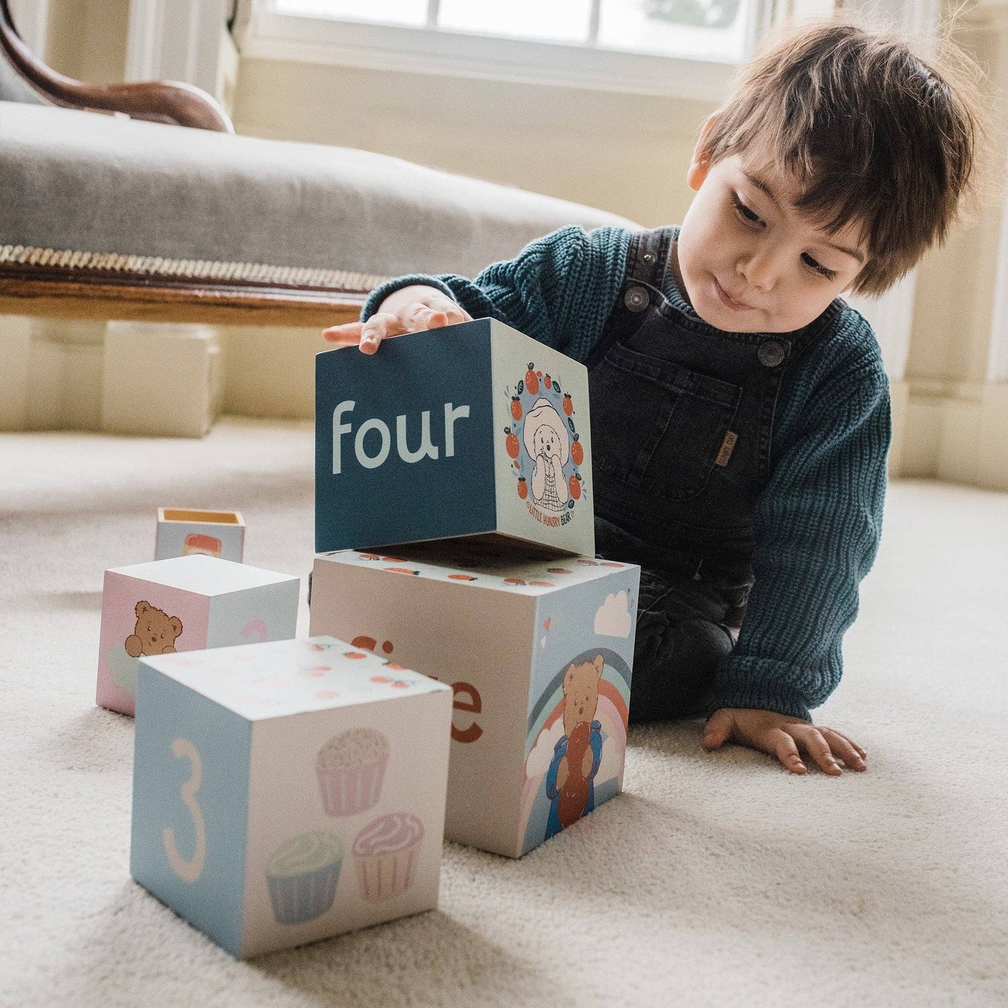 Paddington™ Wooden Stacking Cubes