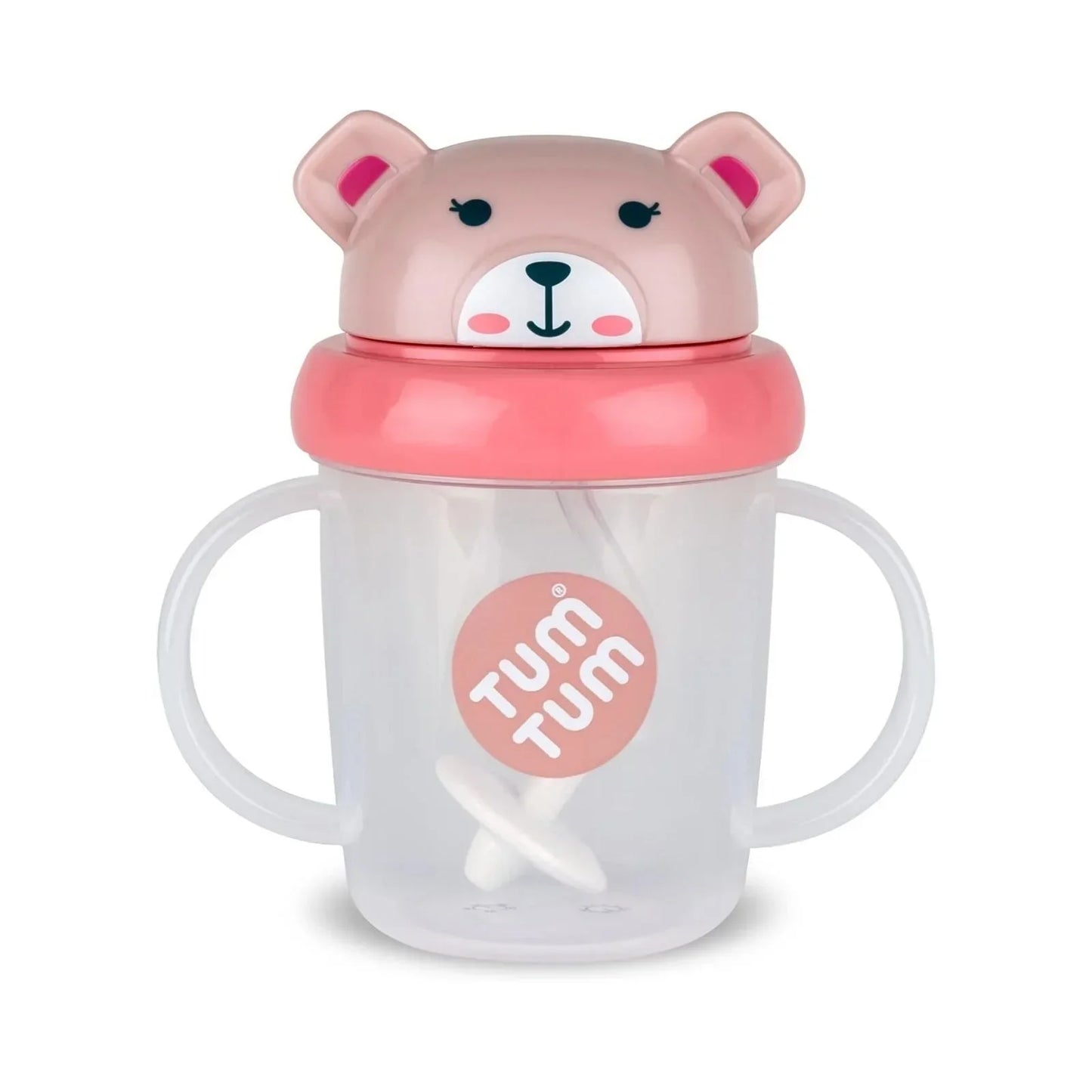 TUM TUM Betsy Bear Tippy Up Cup - Pink
