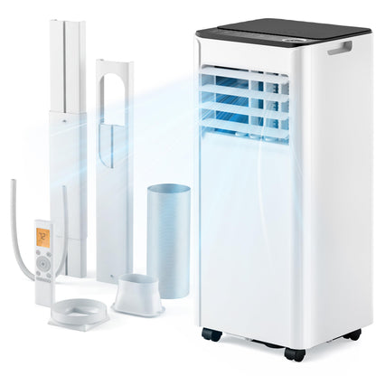 9000 BTU Portable Air Conditioner with Cooling, Dehumidifier, Fan, Sleep Mode & Remote Control