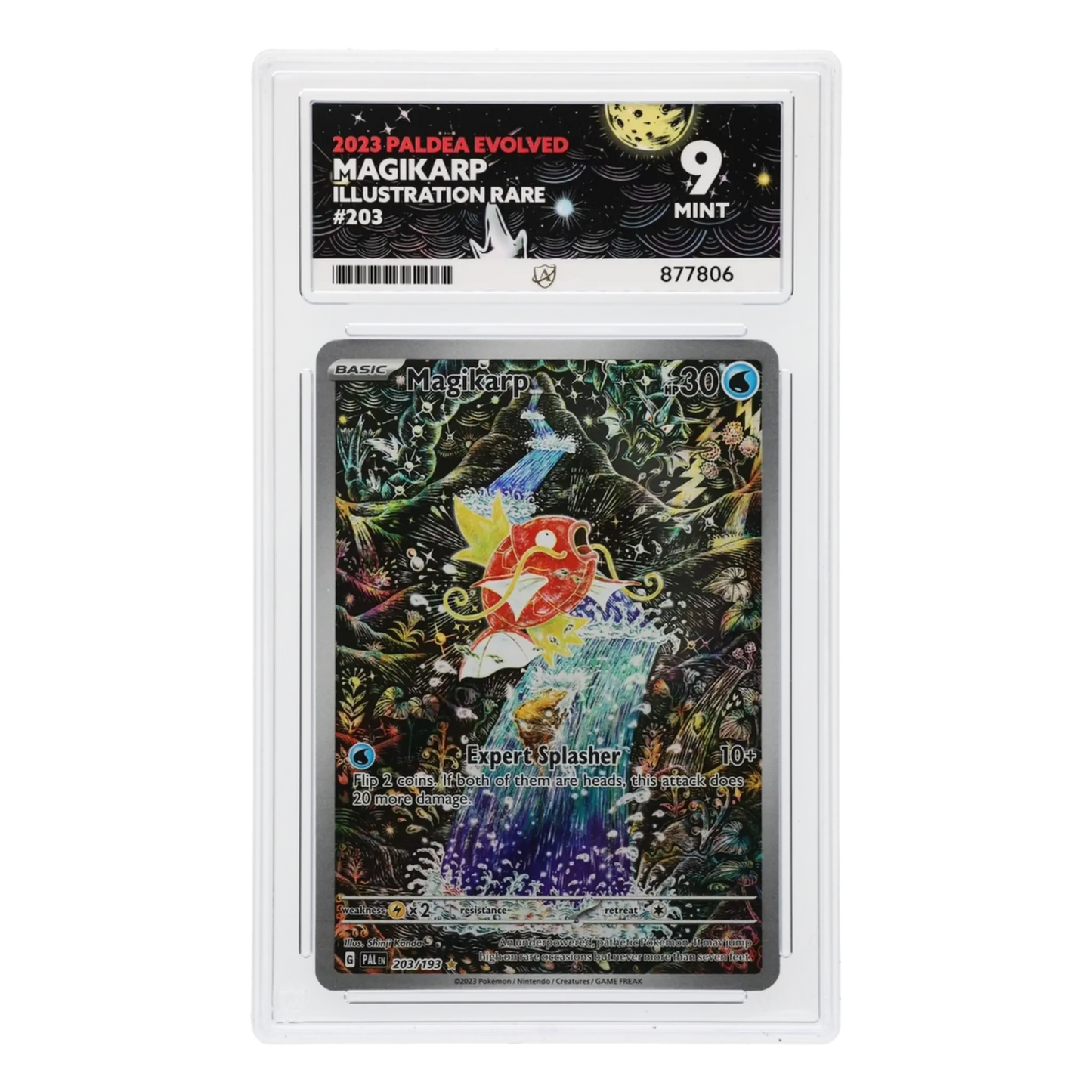 ACE 9 Magikarp IR #203/193 – Illustration Rare | Paldea Evolved | Pokémon TCG