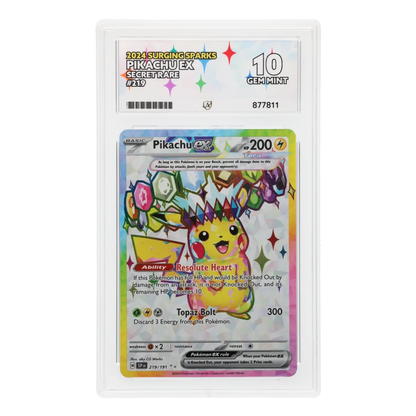 ACE 10 Pikachu ex #219/191 – Special Illustration Rare | Pokémon TCG Surging Sparks
