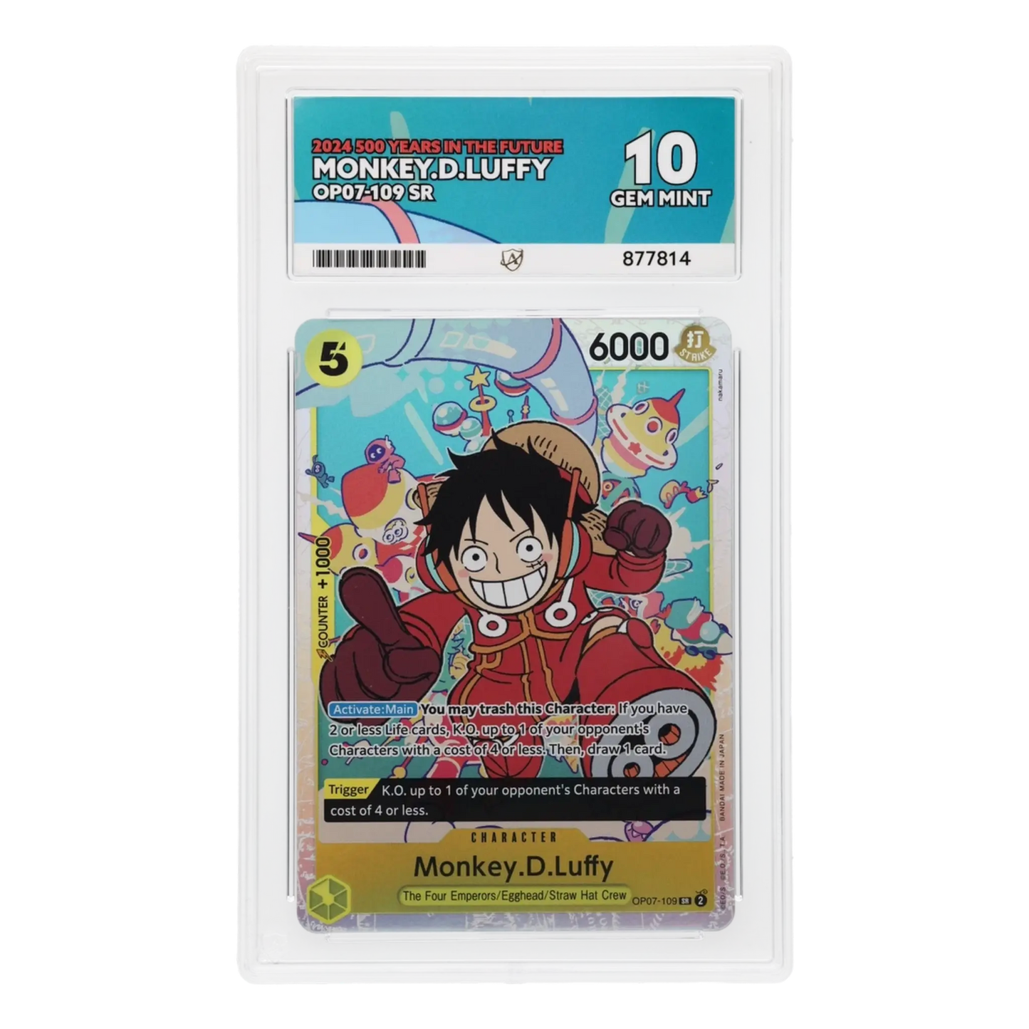 One Piece Card Game: Monkey.D.Luffy OP07-109 SR (Super Rare) – 500 Years in the Future - ACE 10
