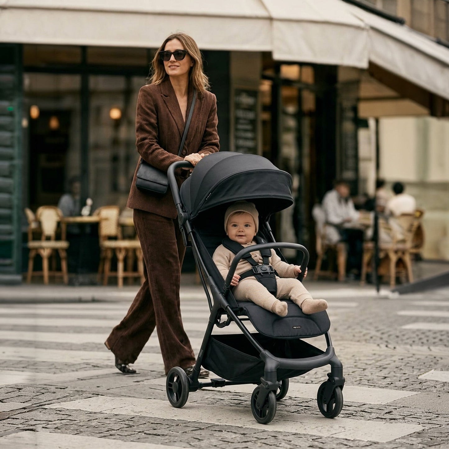 Compact Baby Stroller – Foldable Travel Pushchair
