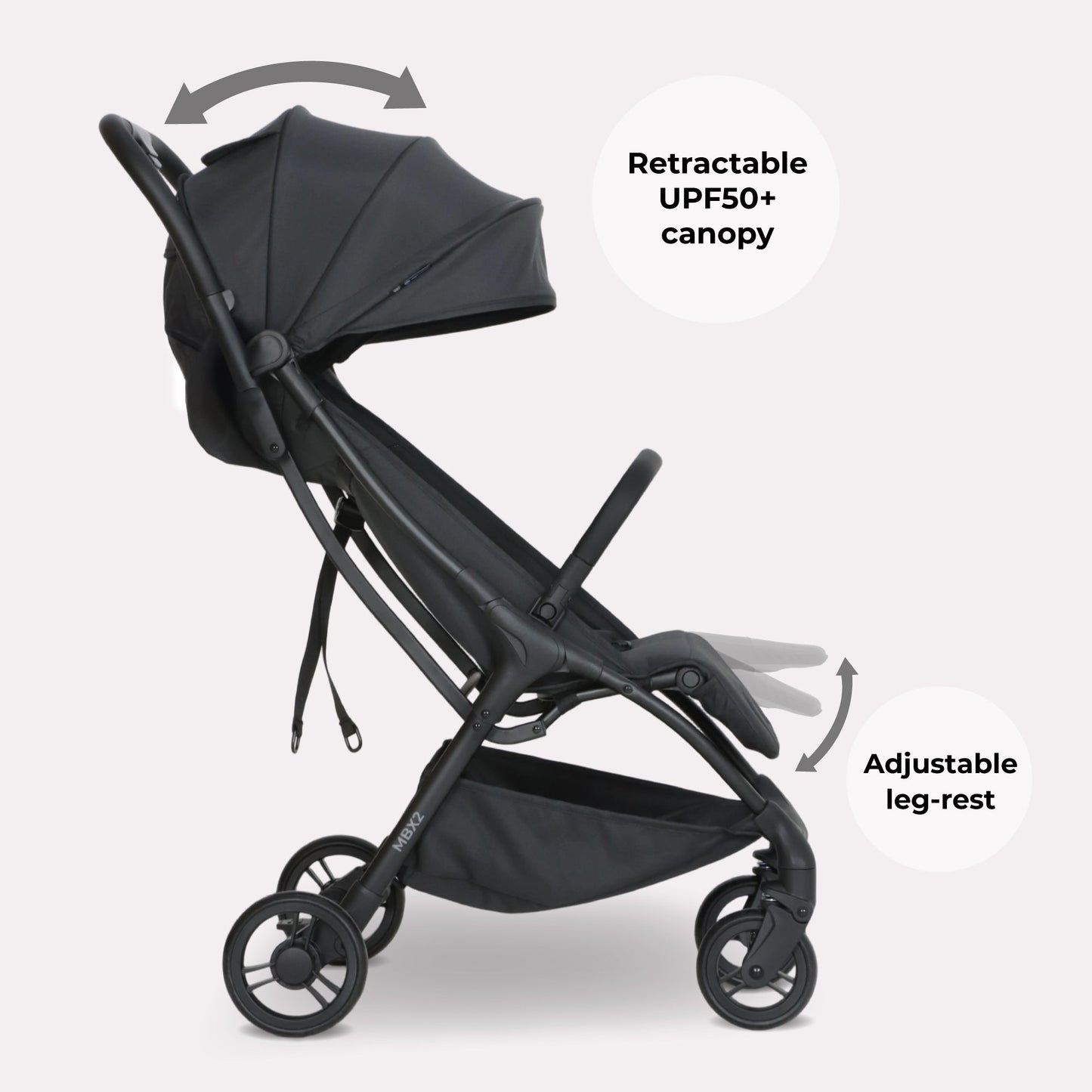 Compact Baby Stroller – Foldable Travel Pushchair