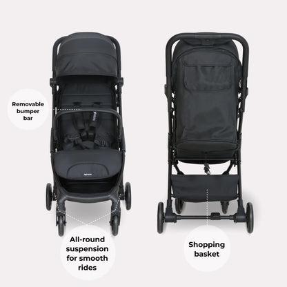 Compact Baby Stroller – Foldable Travel Pushchair