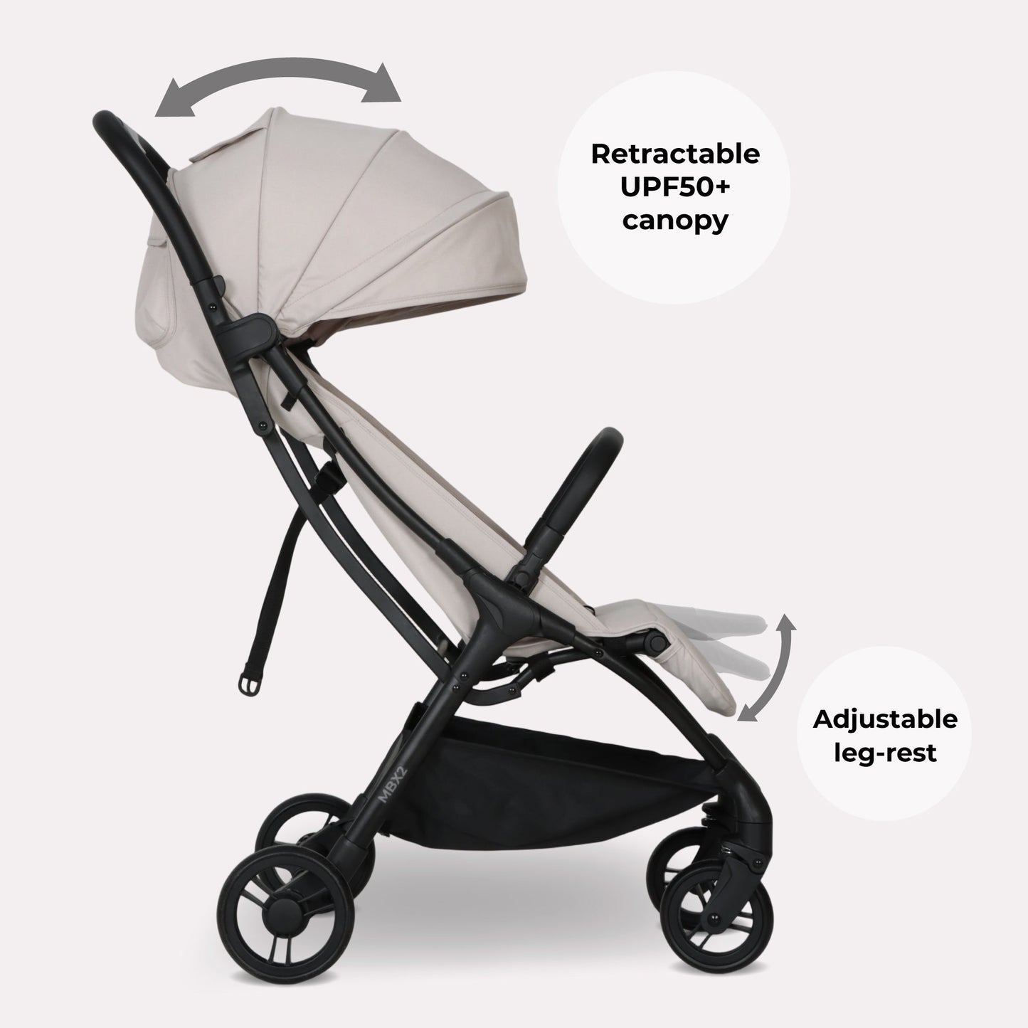 Compact Baby Stroller – Foldable Travel Pushchair