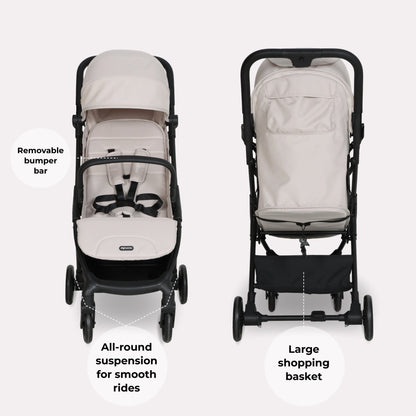 Compact Baby Stroller – Foldable Travel Pushchair