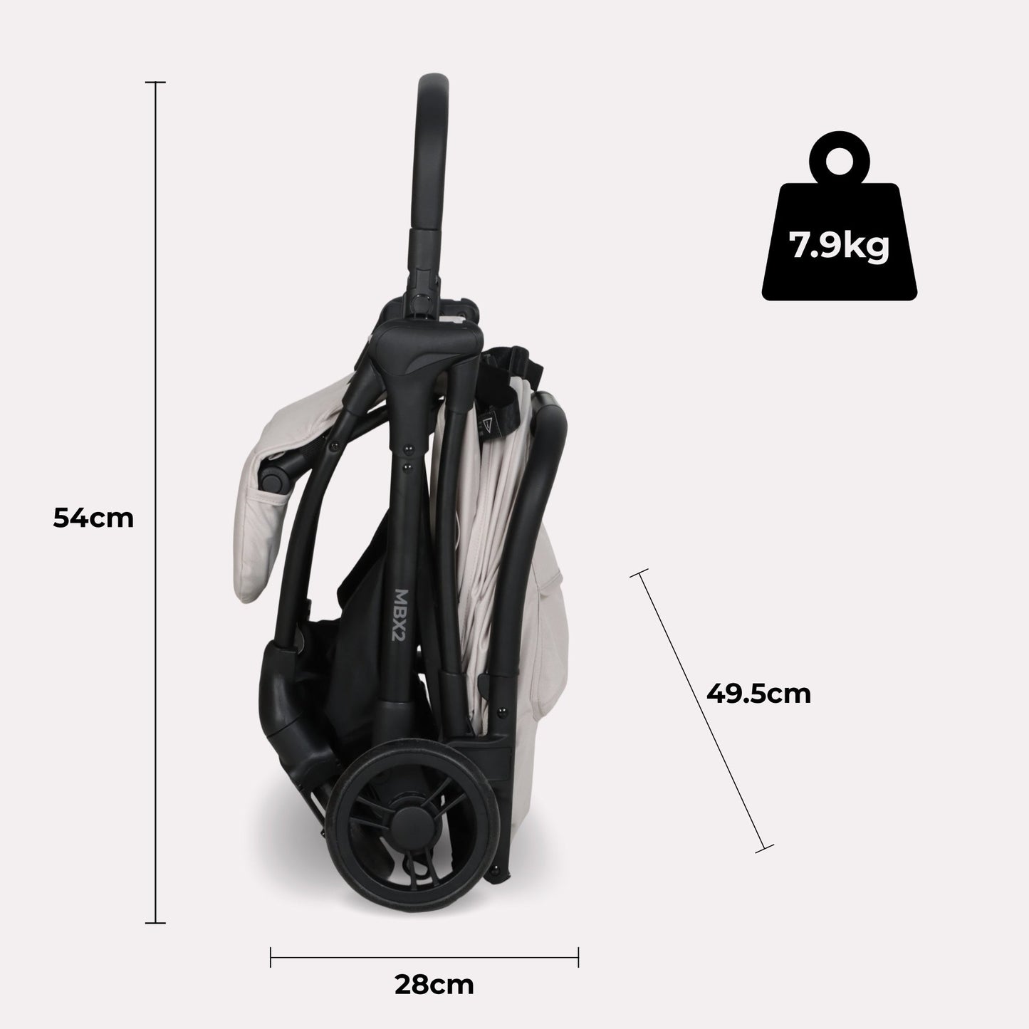 Compact Baby Stroller – Foldable Travel Pushchair