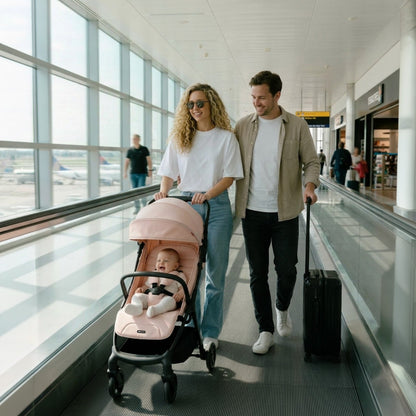 Compact Stroller – Blush Pink Lightweight