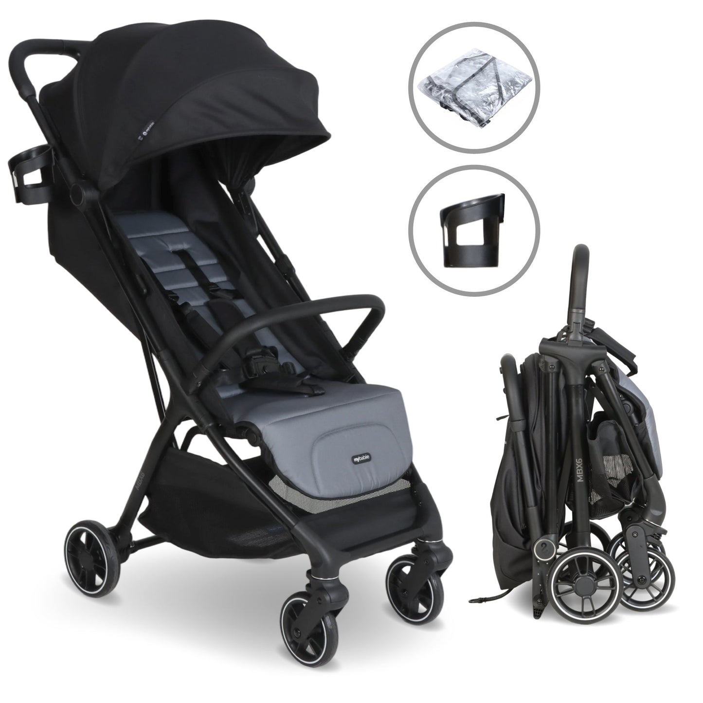 Compact Baby Stroller – Lightweight Foldable Pushchair