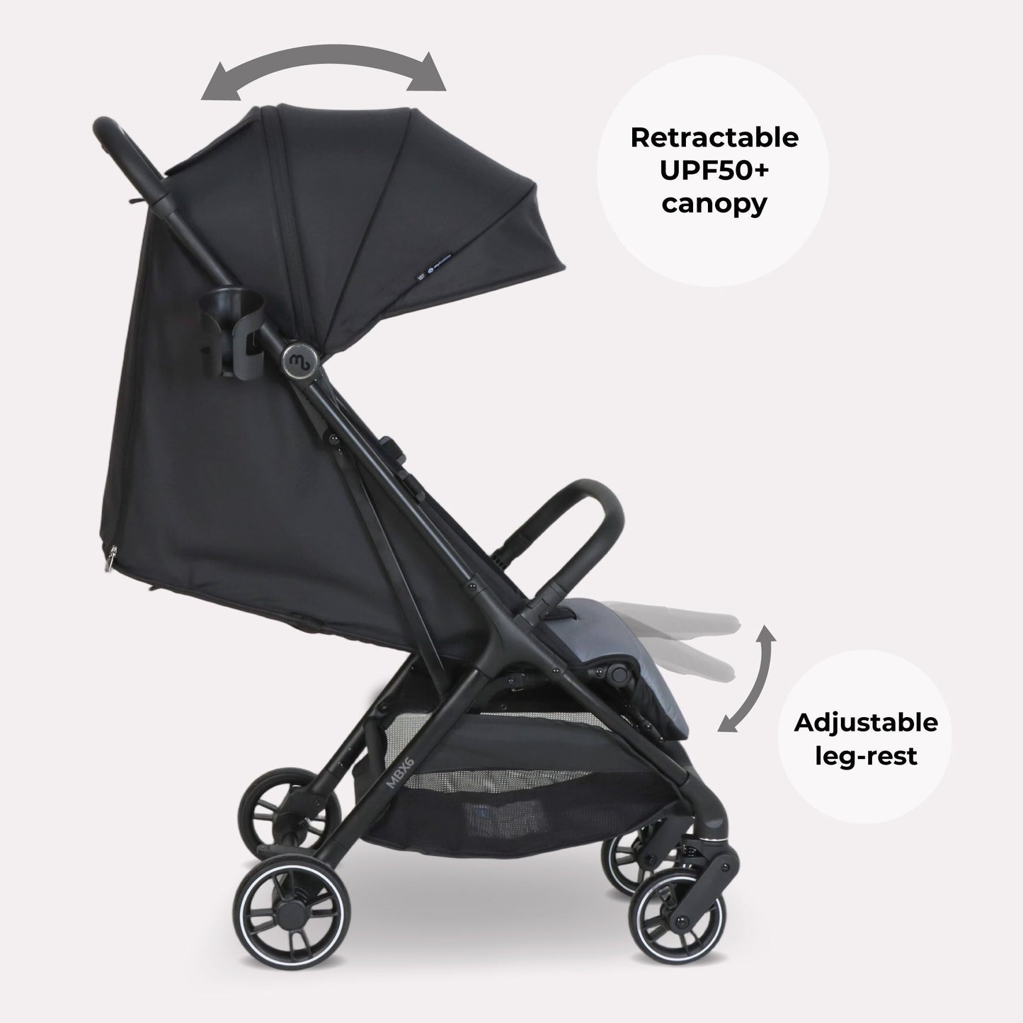 Compact Baby Stroller – Lightweight Foldable Pushchair