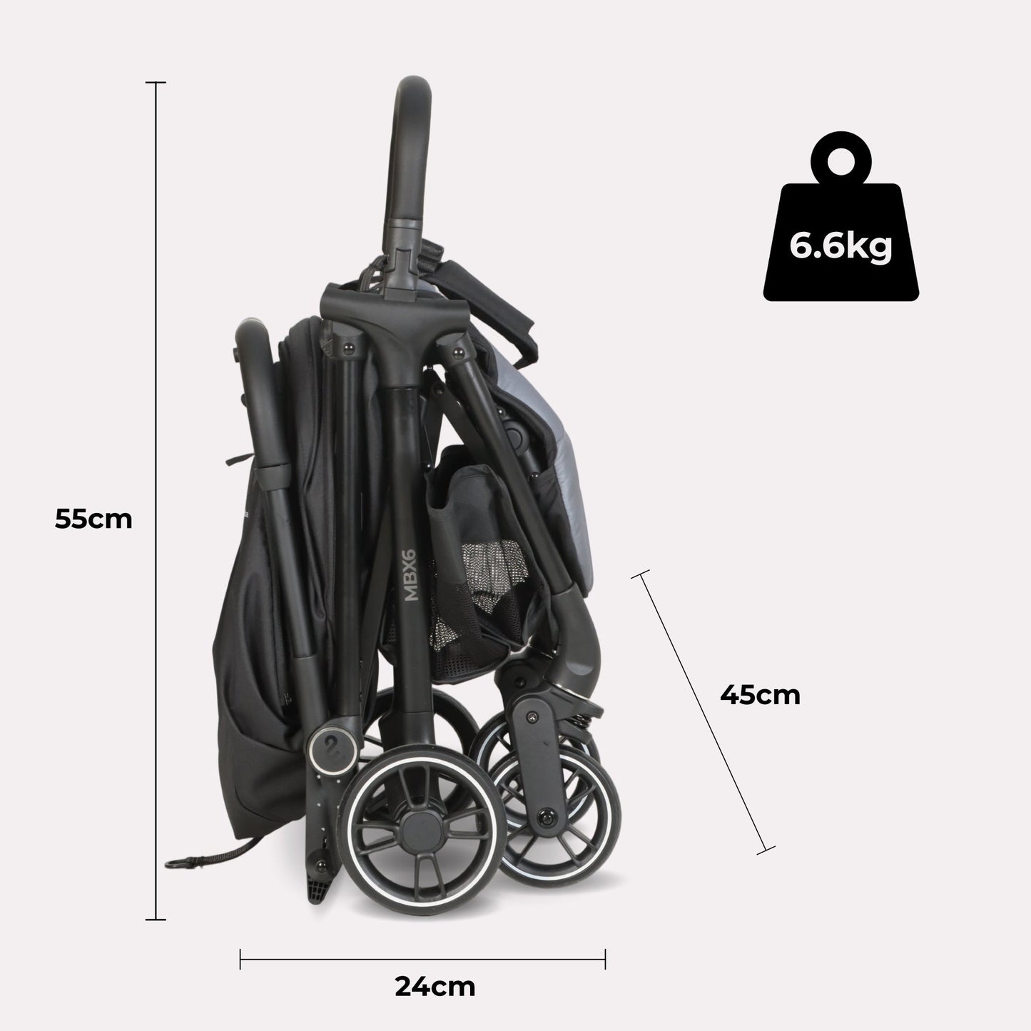 Compact Baby Stroller – Lightweight Foldable Pushchair