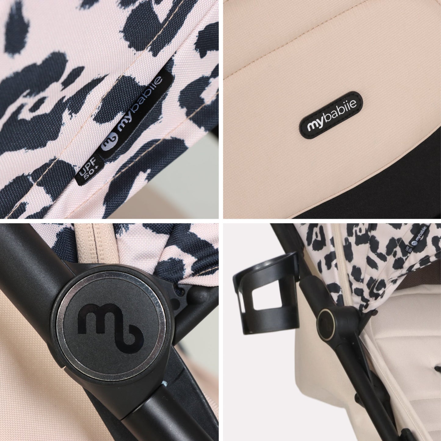 Compact Stroller – Leopard Print Lightweight