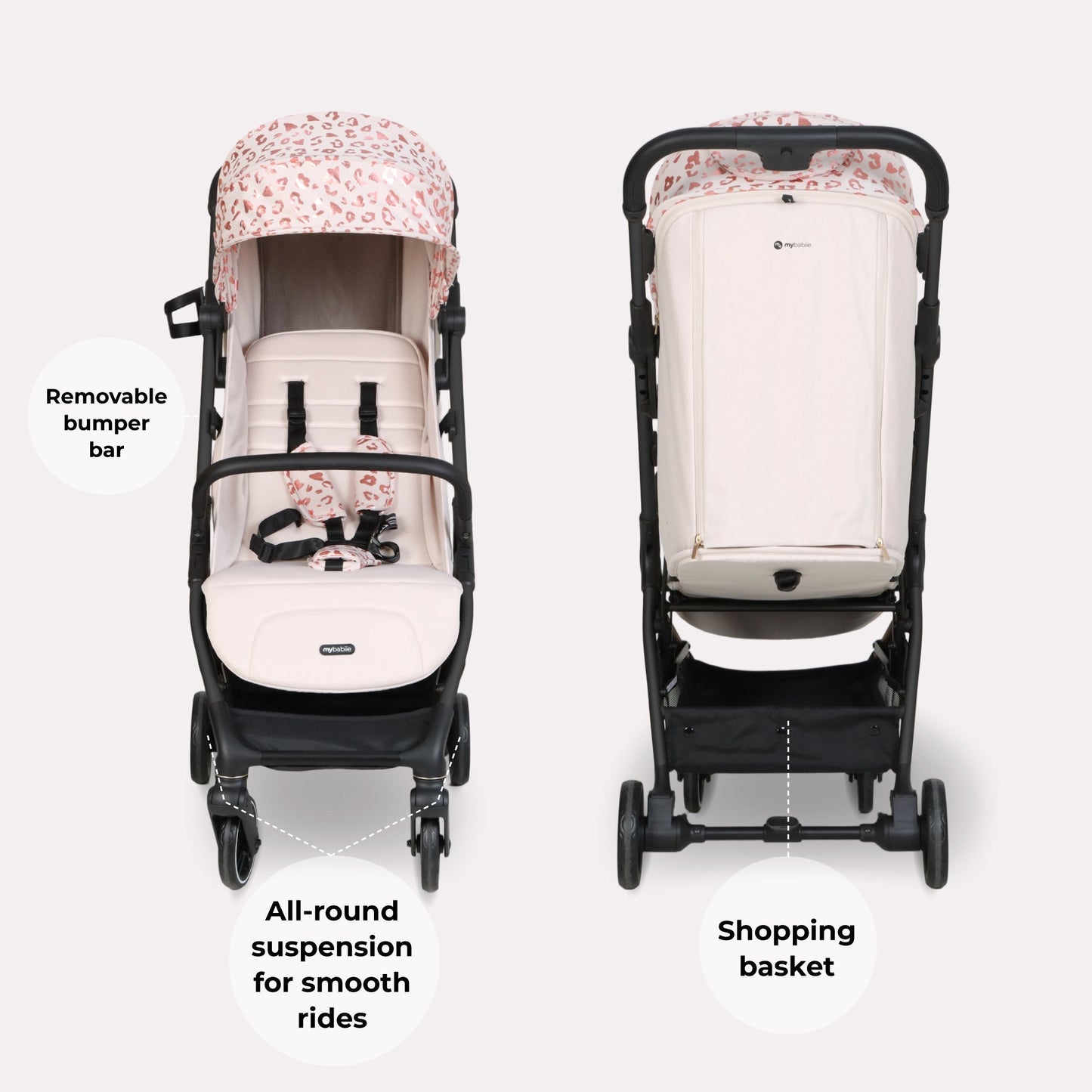 Compact Stroller – Forest Green Lightweight