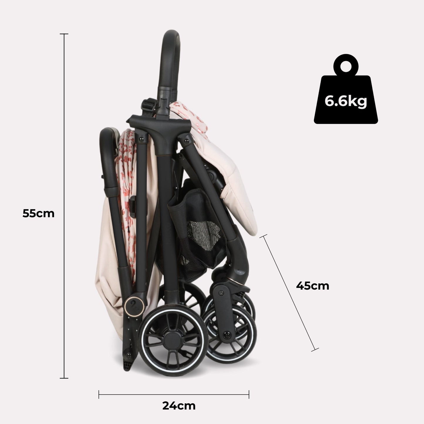 Compact Stroller – Forest Green Lightweight