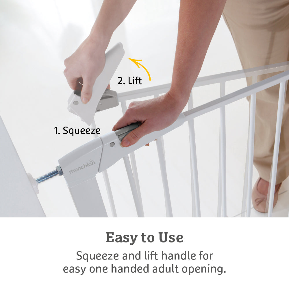 Maxi-Secure Pressure Fit Safety Gate, 76 - 82cm to 89- 96cm with 14cm Extension
