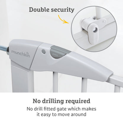 Maxi-Secure Pressure Fit Safety Gate, 76 - 82cm to 103 - 110cm with 28 cm Extension