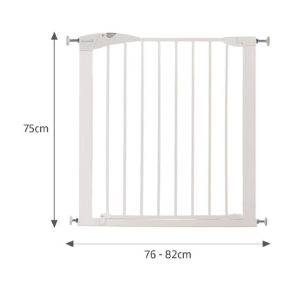 Maxi-Secure Pressure Fit Safety Gate, 76 - 82cm (2 Pack)