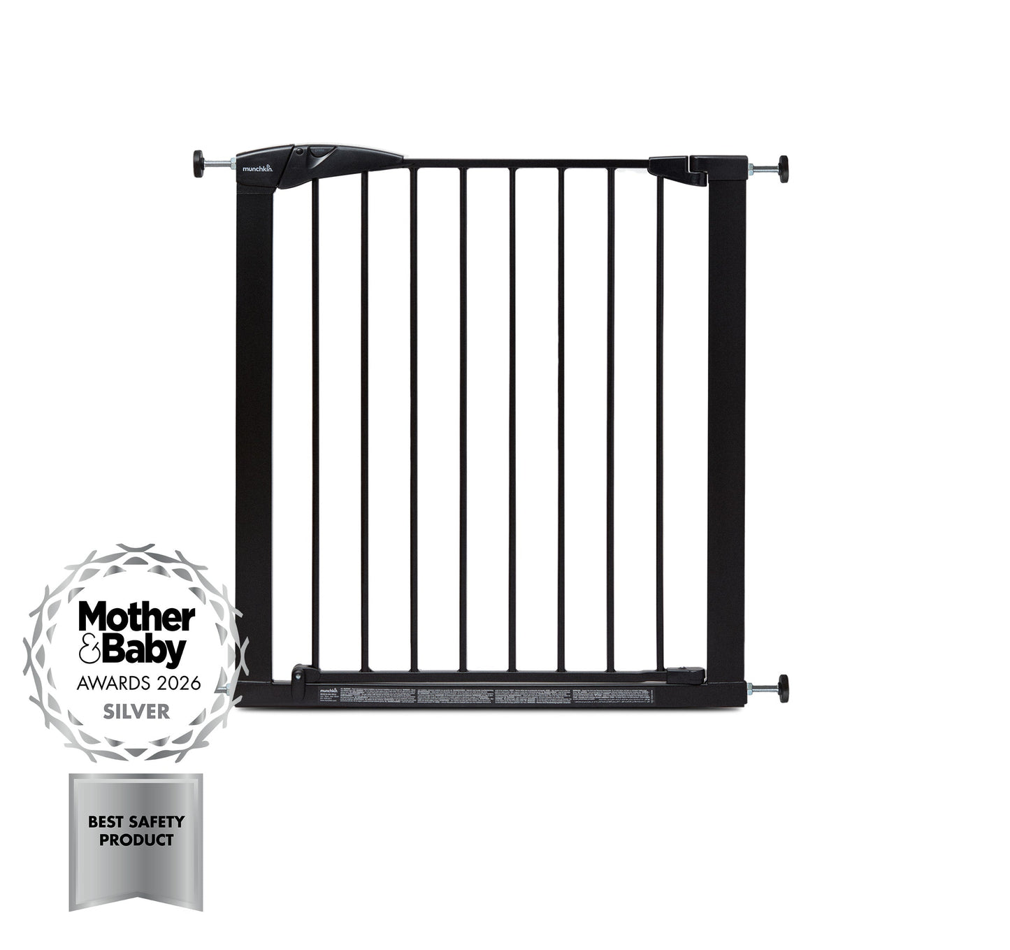 Maxi-Secure Pressure Fit Safety Gate, 76 - 82cm (Black)