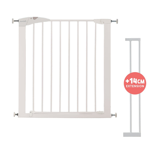 Maxi-Secure Pressure Fit Safety Gate, 76 - 82cm to 89- 96cm with 14cm Extension