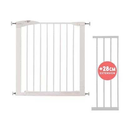 Maxi-Secure Pressure Fit Safety Gate, 76 - 82cm to 103 - 110cm with 28 cm Extension