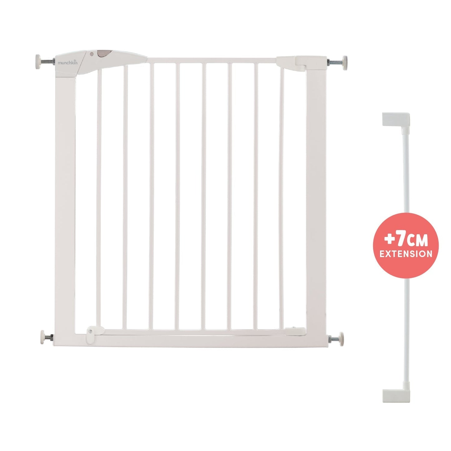 Maxi-Secure Pressure Fit Safety Gate, 76 - 82cm to 82 - 89cm with 7cm extension