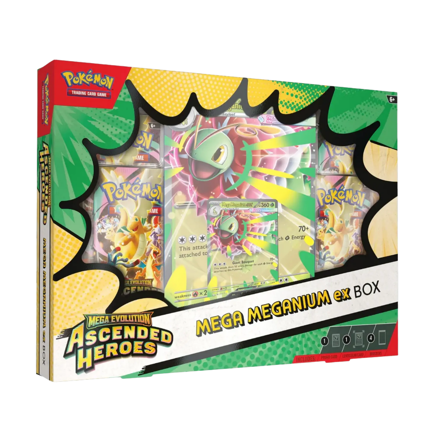 Pokémon Mega Evolution Ascended Heroes Mega Meganium ex Box