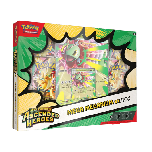 Pokémon Mega Evolution Ascended Heroes Mega Meganium ex Box