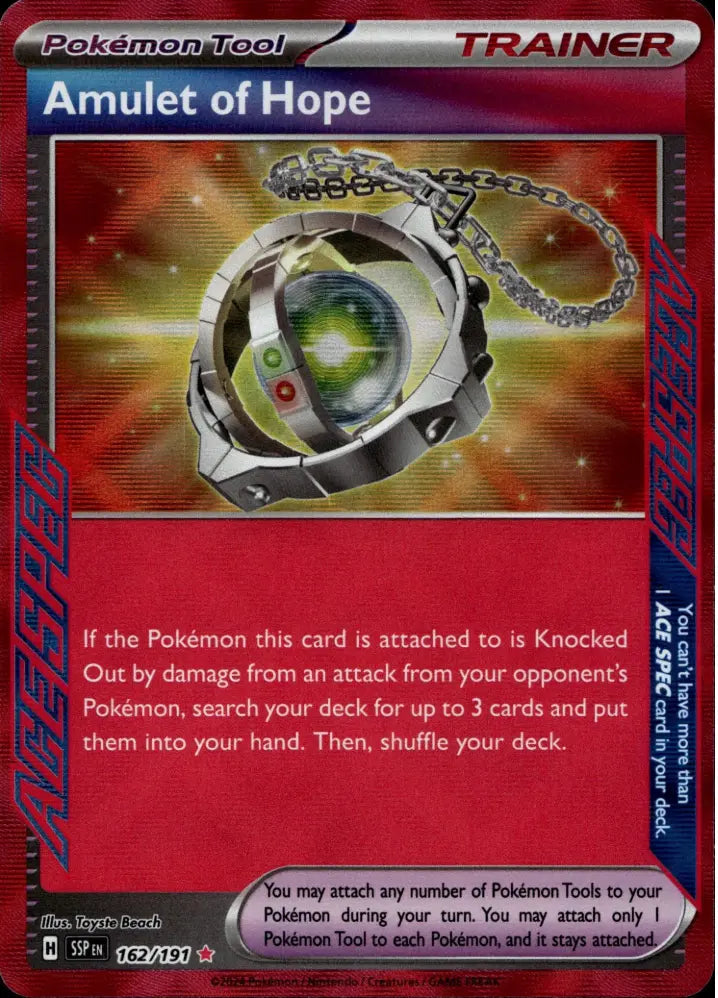 SV08: Surging Sparks #162/191 Amulet of Hope