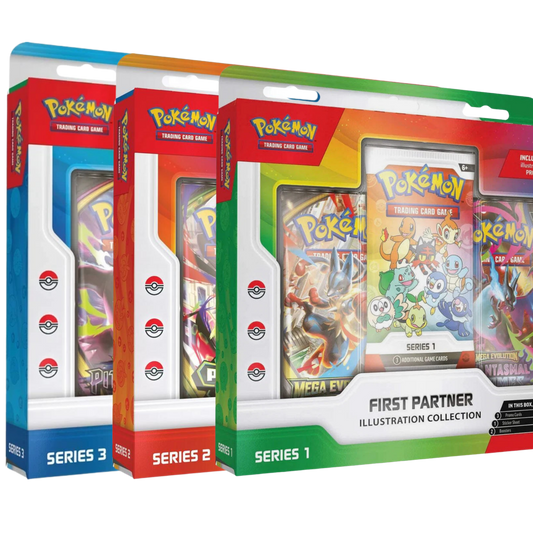 Pokémon TCG: First Partner Illustration Collection Series 1, 2 & 3 English Bundle